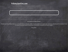 Tablet Screenshot of hidemyiponline.com